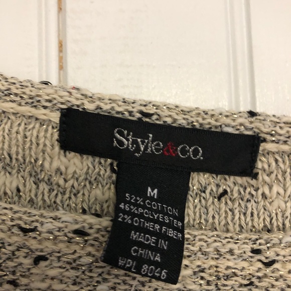 Tunic length sparkly sweater - Picture 3 of 3